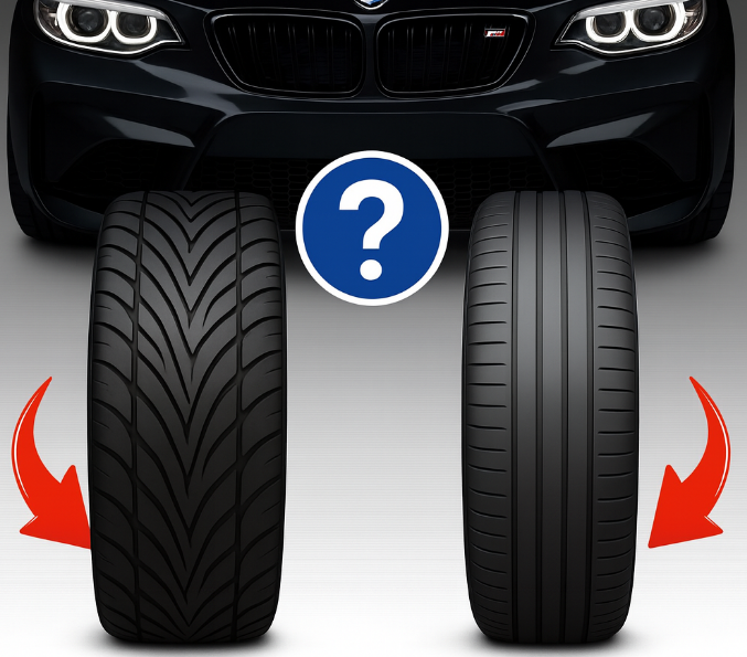 Встановлення різних шин на автомобіль