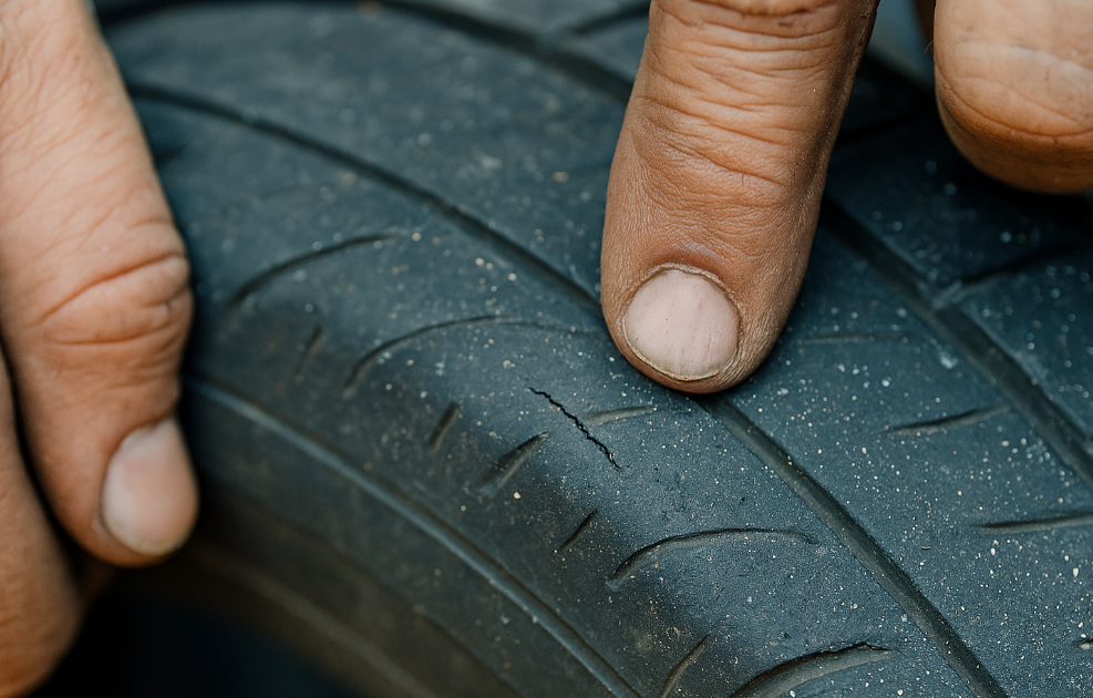 Тріщини на шинах