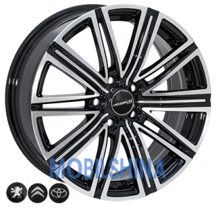 Диски на авто Zf FR769 R17 W7 PCD 5/108 DIA65,1 ET45 Диски на авто Zf FR769 R17 W7 PCD 5/108 DIA65,1 ET45