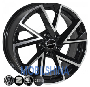 Диски на авто Zorat wheels BK5804 R17 W7 PCD 5/112 DIA57,1 ET45