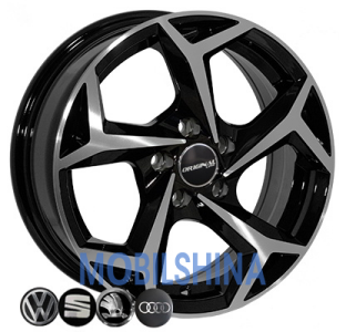 Диски R15 PCD5/108 DIA60,1 Replica Volkswagen (BK5340) R15 W6 PCD 5/108 DIA65,1 ET37