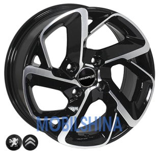 Диски на авто Zorat wheels BK5714 R15 W6.5 PCD 4/108 DIA65,1 ET25