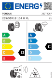 Torque TQ026 235/55 R18 104H XL Eurolabel