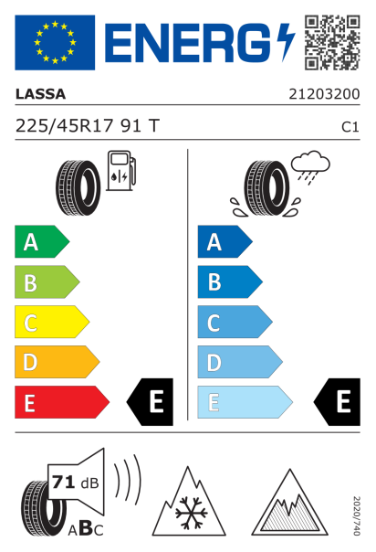 Lassa Iceways 2 225/45 R17 91T Eurolabel