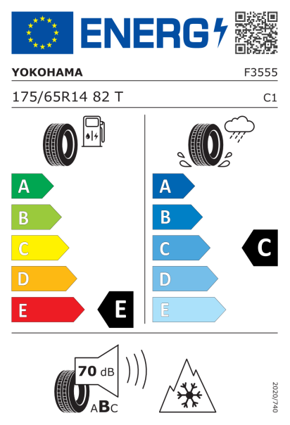 Yokohama W.Drive V903 175/65 R14 82T Eurolabel