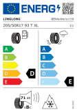 Linglong Green-Max Winter Ice I-15 205/50 R17 93T XL Eurolabel