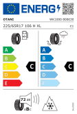 Otani WK1000 225/65 R17 106H XL Eurolabel