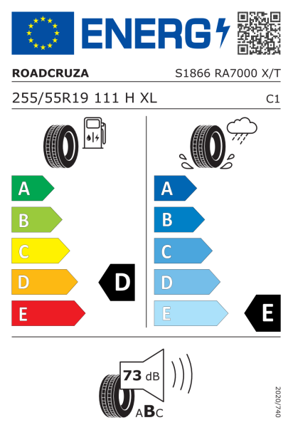 Roadcruza RA7000 X/T 255/55 R19 111H XL Eurolabel