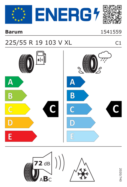 Barum Polaris 6 225/55 R19 103V XL Eurolabel