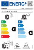 Austone Glacia Snow 195/55 R16 91H XL Eurolabel
