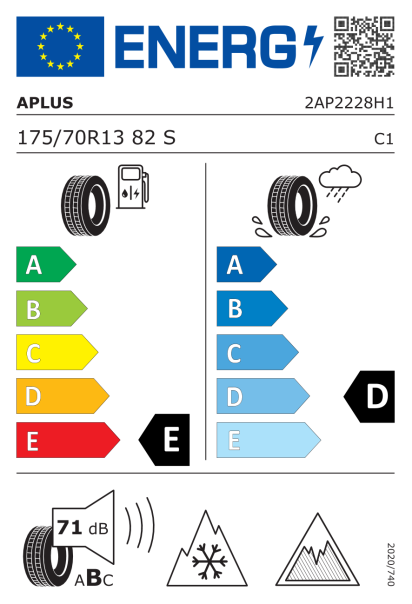Aplus A506 175/70 R13 82S Eurolabel
