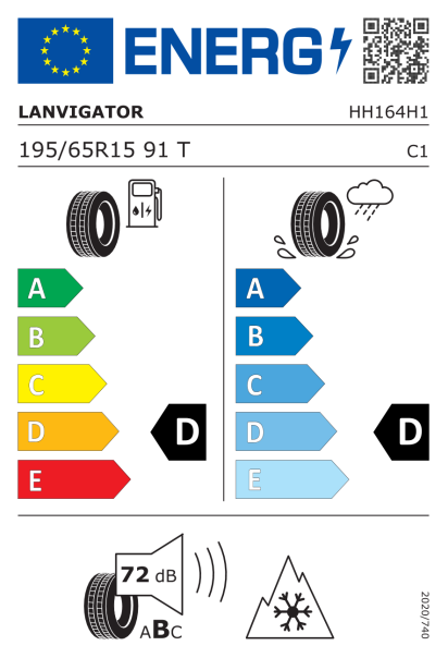 Lanvigator SnowPower 195/65 R15 91T Eurolabel