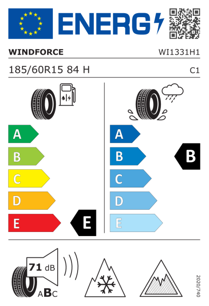 Windforce Snowblazer 185/60 R15 84H Eurolabel