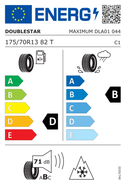 Doublestar Maximum DLA01 175/70 R13 82T Eurolabel