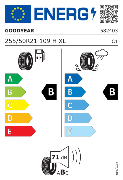 Goodyear Eagle Touring 255/50 R21 109H XL * Eurolabel