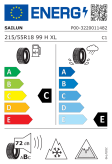 Sailun Ice Blazer Arctic SUV 215/55 R18 99H XL Eurolabel