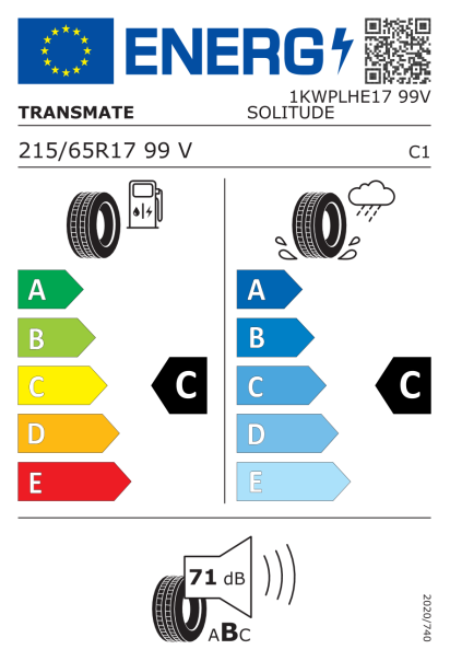 Transmate Solitude 215/65 R17 99V Eurolabel